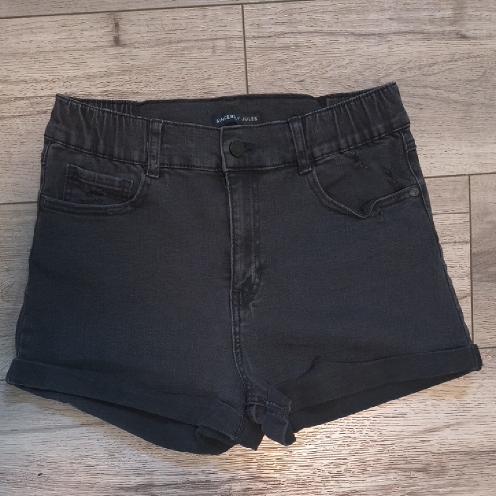 Sincerely Jules Black Jean Shorts